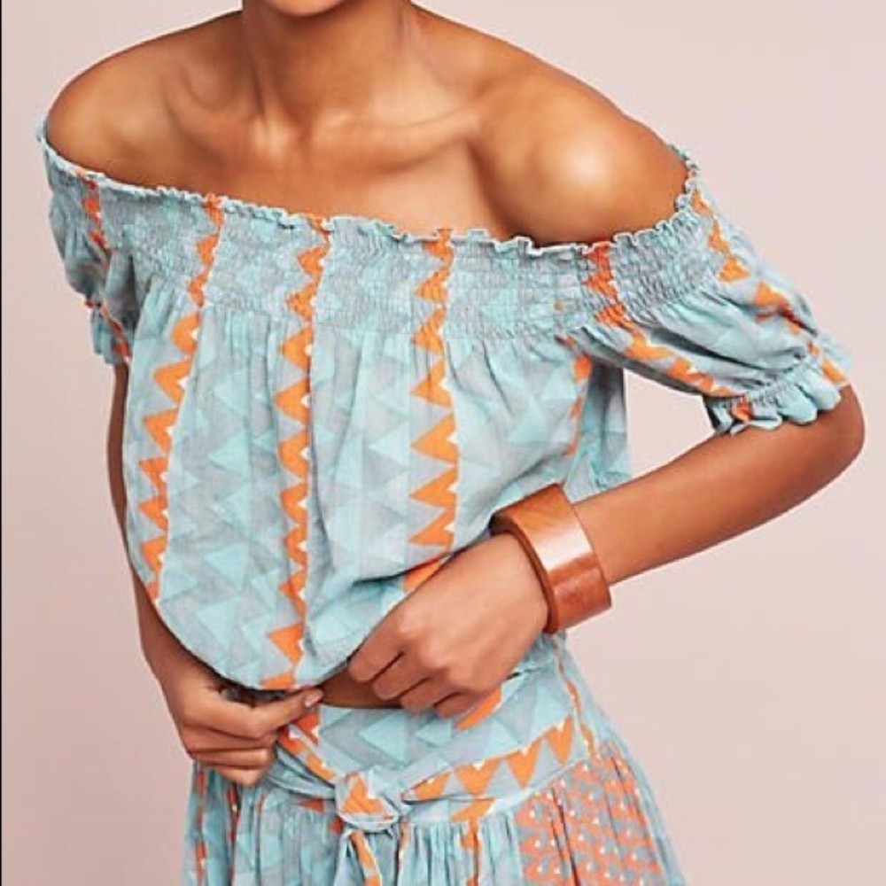 NWT Anthropologie Demetria Off-the-Shoulder Top